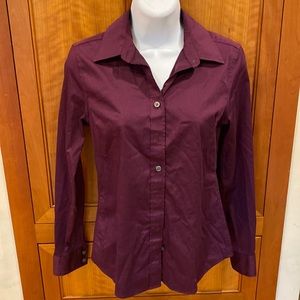 Womens Banana Republic Dress Shirt Blouse 2P Petite